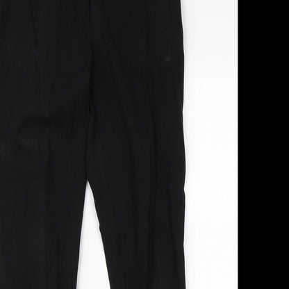Womens UK Size 10 H&M Regular Fit Dress Pants Black Trousers