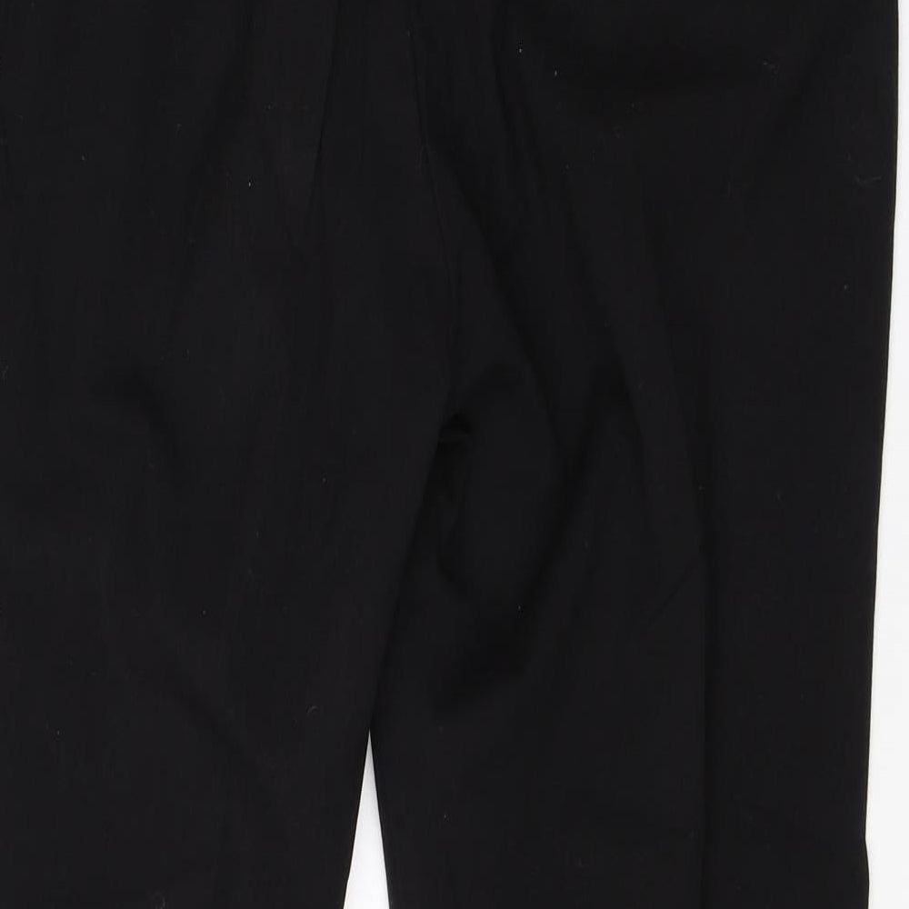 Womens UK Size 10 H&M Regular Fit Dress Pants Black Trousers