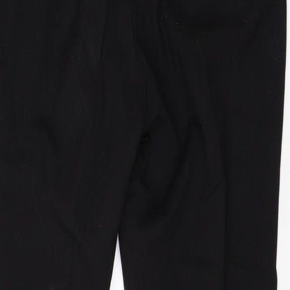 Womens UK Size 10 H&M Regular Fit Dress Pants Black Trousers
