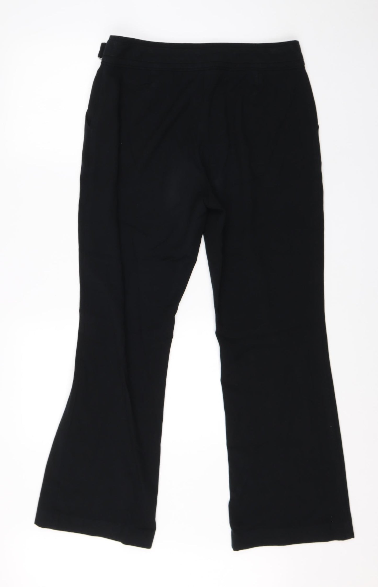 Womens UK Size 10 Per Una Regular Fit Dress Pants Black Trousers
