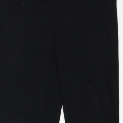 Womens UK Size 10 Per Una Regular Fit Dress Pants Black Trousers