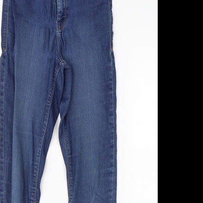 Dorothy Perkins Womens Blue  Cotton Skinny Jeans Size 6 L28 in Regular