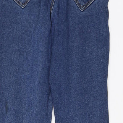 Dorothy Perkins Womens Blue  Cotton Skinny Jeans Size 6 L28 in Regular