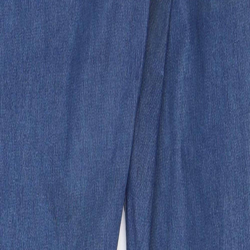 Miss Selfridge Womens Blue  Cotton Skinny Jeans Size 8 L28 in Regular