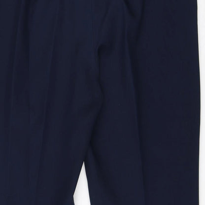 Womens UK Size 16 Papaya Regular Fit Dress Pants Blue Trousers