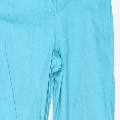 Verse Womens Blue  Cotton Straight Jeans Size 10 L28 in Regular