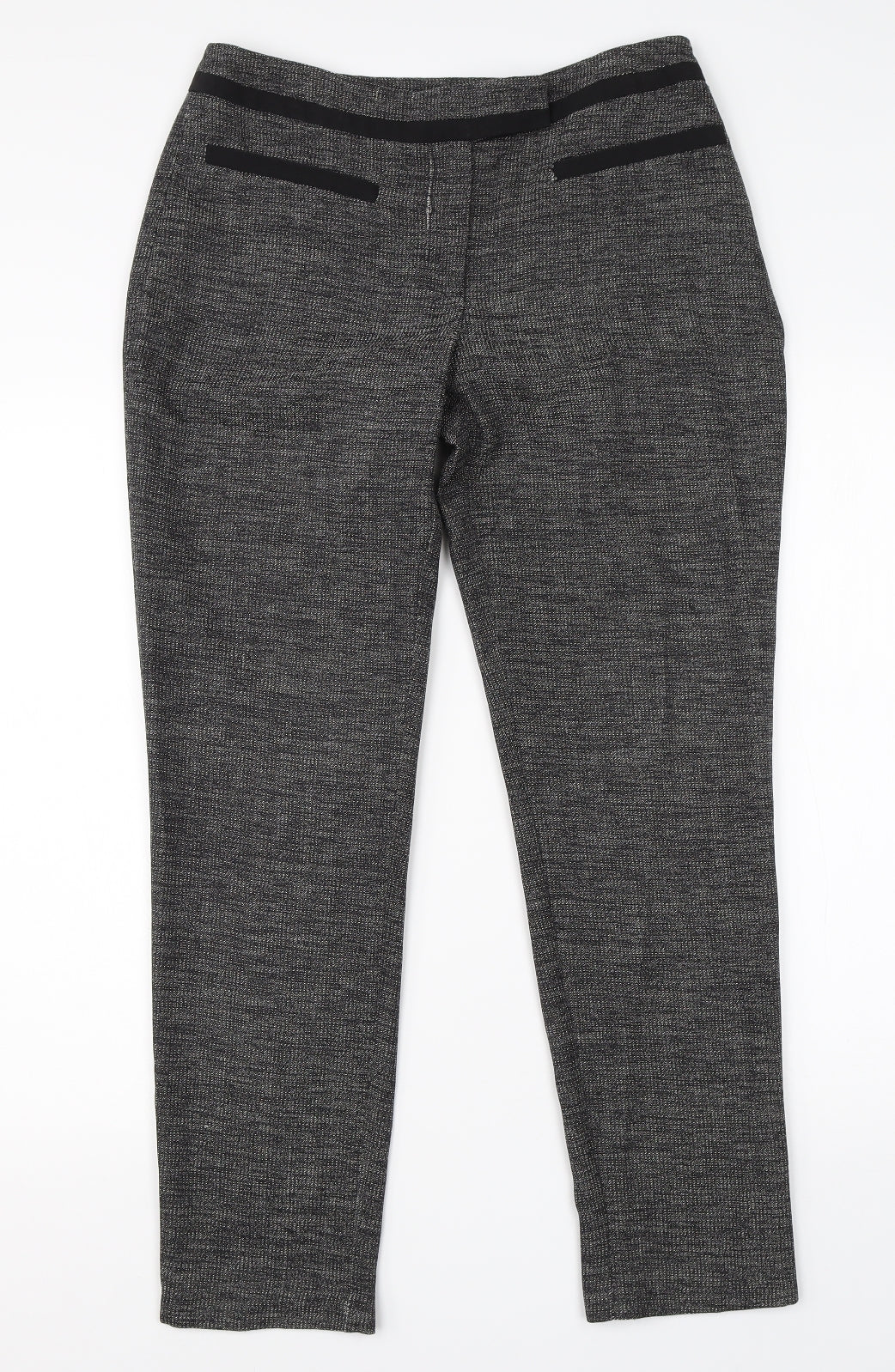 George Womens Grey  Viscose Dress Pants Trousers Size 10 L28 in Regular