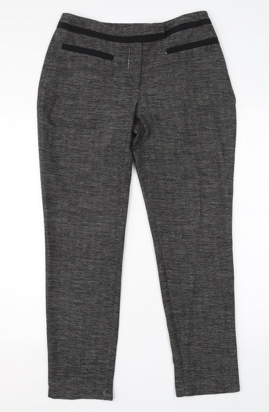 George Womens Grey  Viscose Dress Pants Trousers Size 10 L28 in Regular