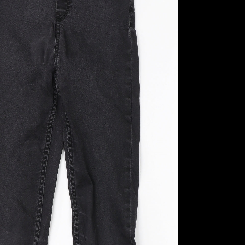 New Look Womens Black  Cotton Jegging Jeans Size 12 L26 in Regular