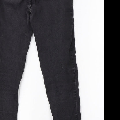 New Look Womens Black  Cotton Jegging Jeans Size 12 L26 in Regular