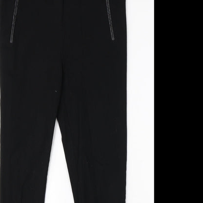 Womens UK Size 12 Dorothy Perkins Regular Fit Dress Pants Black Trousers
