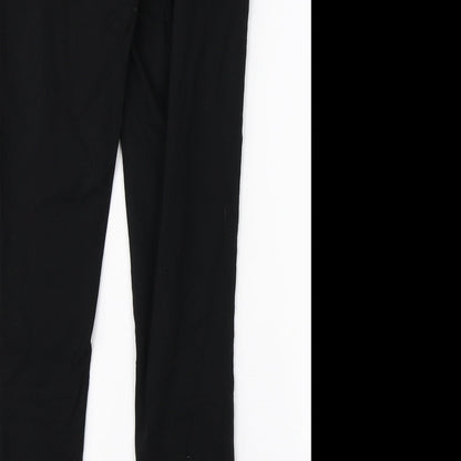 Womens UK Size 12 Dorothy Perkins Regular Fit Dress Pants Black Trousers