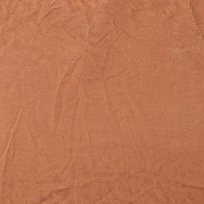 Kaleidscope Womens Orange Collared  Acrylic Pullover Jumper Size 20