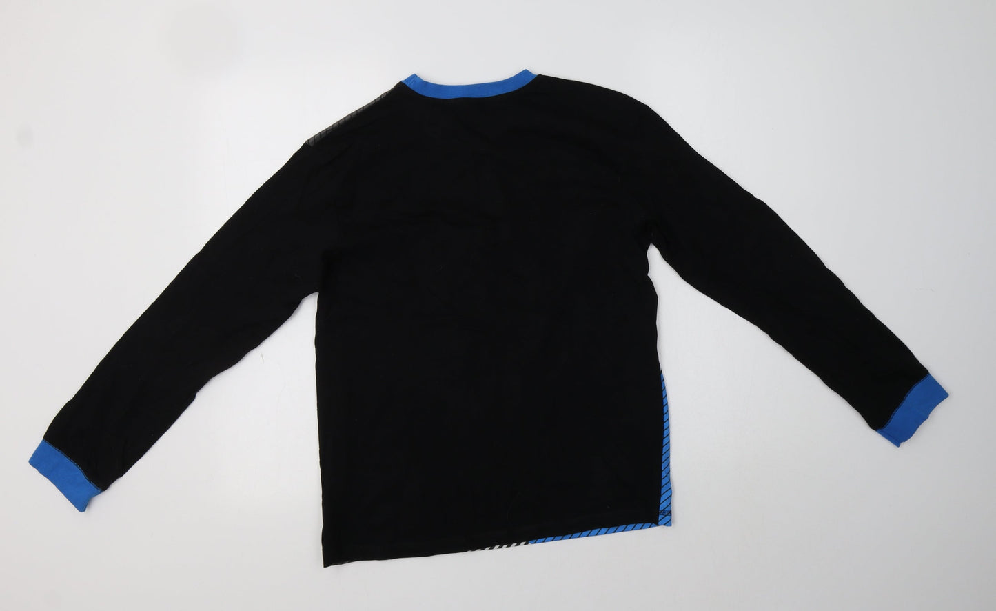 Newcastle United Boys Black  Cotton  Pyjama Top Size 13-14 Years