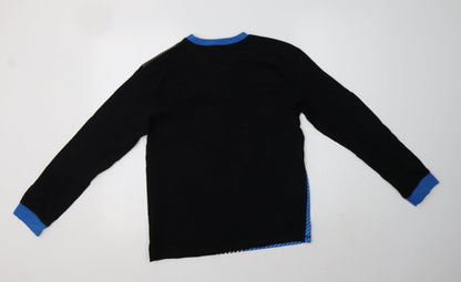 Newcastle United Boys Black  Cotton  Pyjama Top Size 13-14 Years