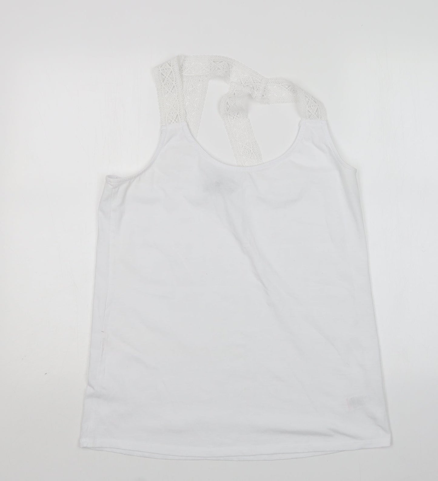 Womens UK Size 16 NEXT White Basic Tank