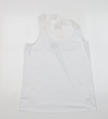 Womens UK Size 16 NEXT White Basic Tank