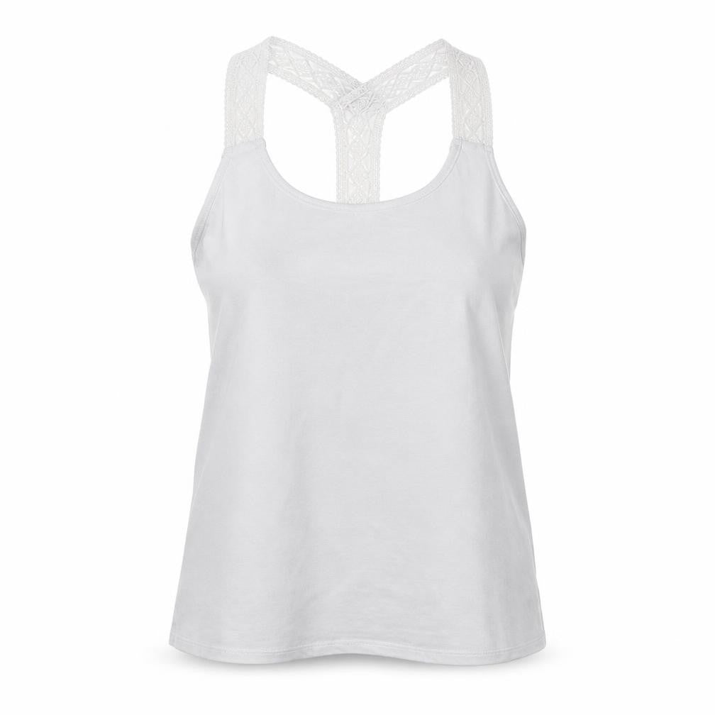 Womens UK Size 16 NEXT White Basic Tank