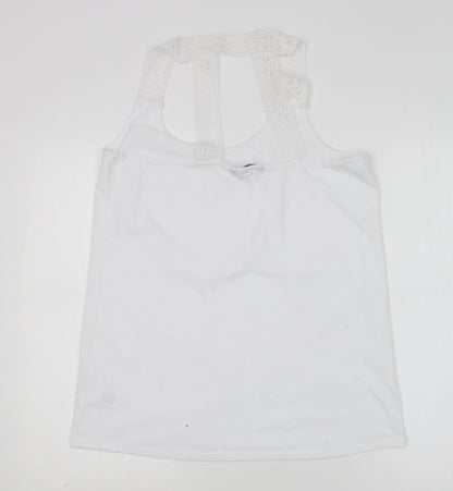 Womens UK Size 16 NEXT White Basic Tank