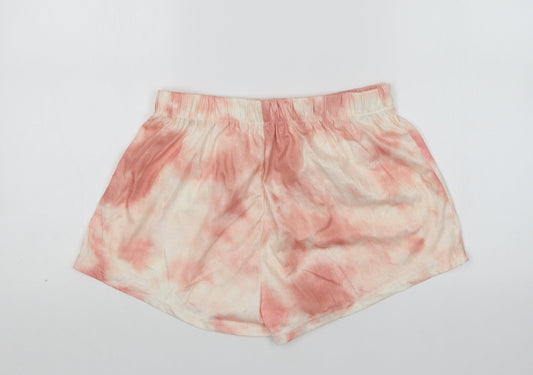 Shein  Womens Multicoloured  Elastane Sweat Shorts Size L L3 in Regular