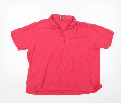 Womens UK Size 20 Originals Pink Basic Polo