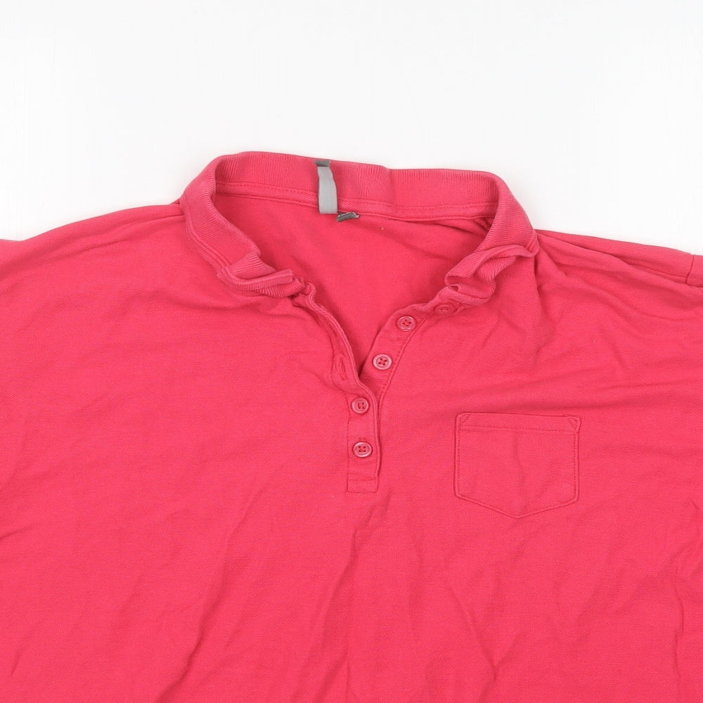 Womens UK Size 20 Originals Pink Basic Polo