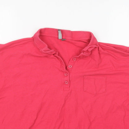 Womens UK Size 20 Originals Pink Basic Polo