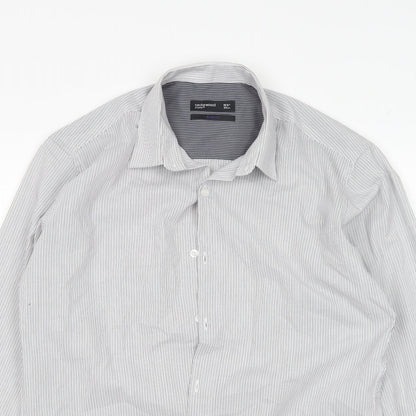 Mens UK Collar Size 15.5 Cedar Wood State Smart Multicoloured  Dress Shirt