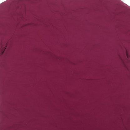 F&F Womens Purple  Cotton Top Pyjama Top Size 8