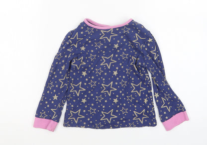 Mini Club Girls Multicoloured Polka Dot Cotton Top Pyjama Top Size 3-4 Years
