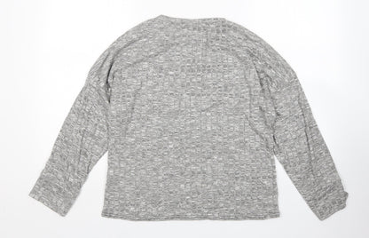 Womens UK Size L Nasty Gal Grey Pullover Jumper