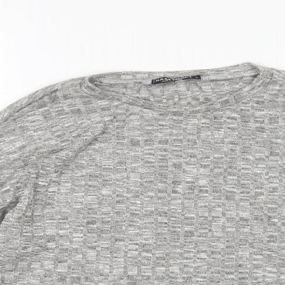 Womens UK Size L Nasty Gal Grey Pullover Jumper