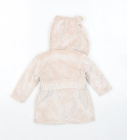 George Girls Brown  Polyester  Gown Size 6-9 Months