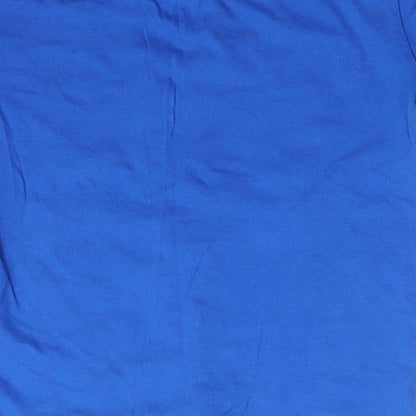 Urban Outlaws Boys Blue  Cotton Basic T-Shirt Size 7-8 Years Round Neck  - One Step Ahead