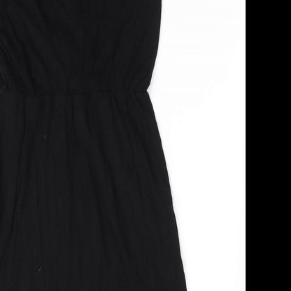 Apricot Womens Black  Viscose A-Line  Size S  Round Neck  - Lined Bodice