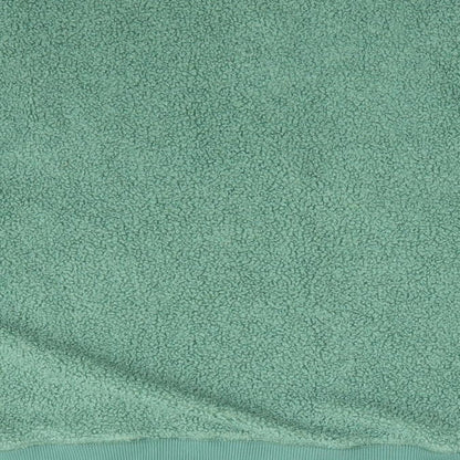 Topshop Womens Green High Neck  Polyester Henley Jumper Size 8   - Faux Sheep Skin Effect
