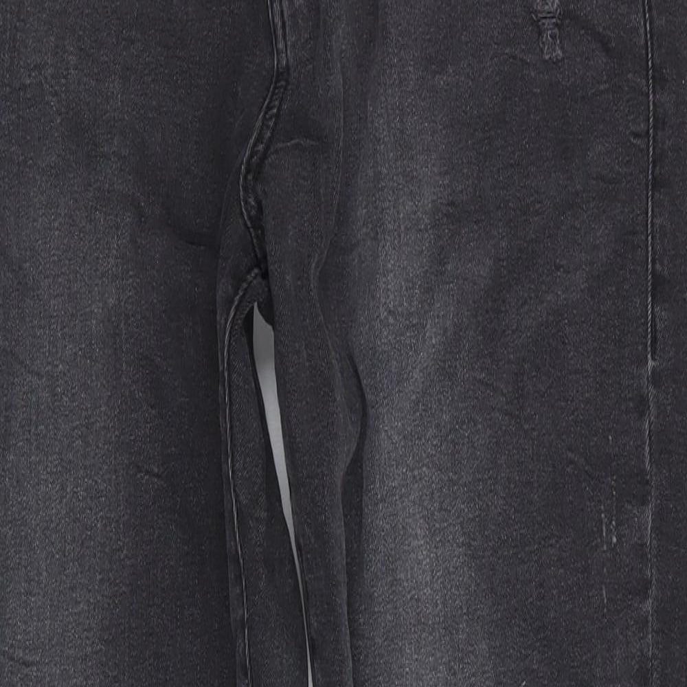 Denim Co Womens Black  Cotton Skinny Jeans Size 14 L27 in Regular