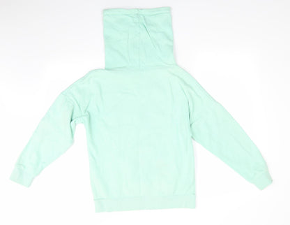 Atmosphere Womens Green  Cotton Pullover Sweatshirt Size 6   - Mint Green San Diego Funnel Neck