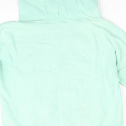 Atmosphere Womens Green  Cotton Pullover Sweatshirt Size 6   - Mint Green San Diego Funnel Neck