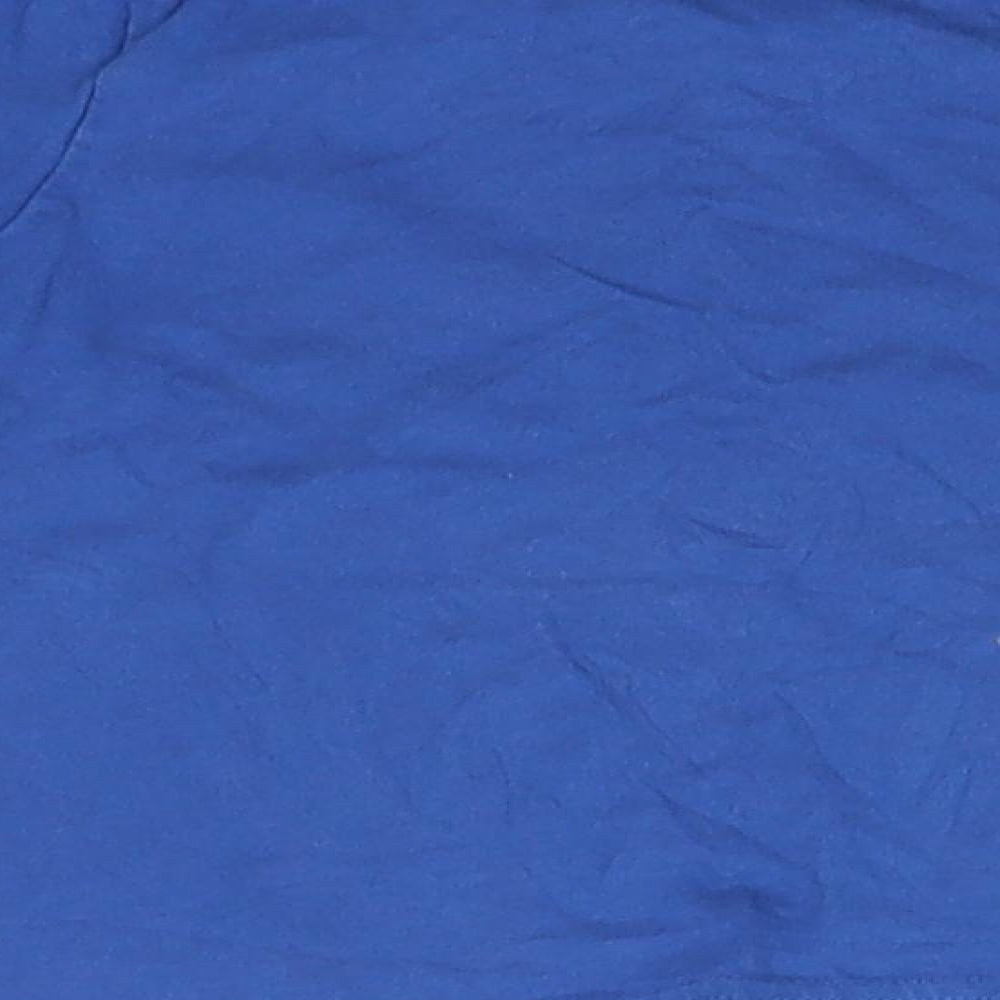 United Colors of Benetton Boys Blue  Cotton Basic T-Shirt Size 2 Years Round Neck