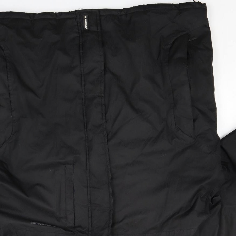 Mens UK Size M The Rockface Black Rain Coat