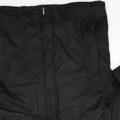 Mens UK Size M The Rockface Black Rain Coat