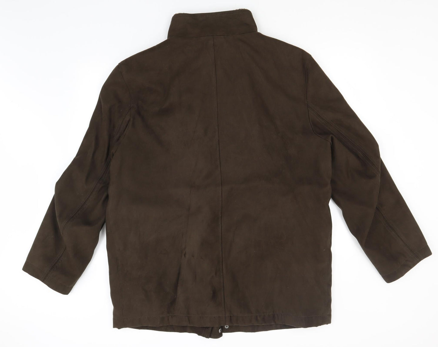 Womens UK Size L Marks and Spencer Brown Overcoat