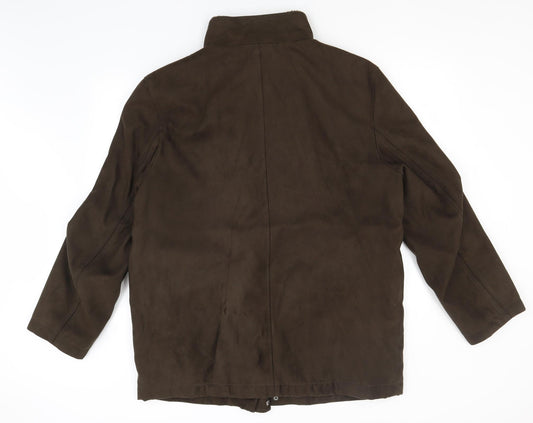 Womens UK Size L Marks and Spencer Brown Overcoat