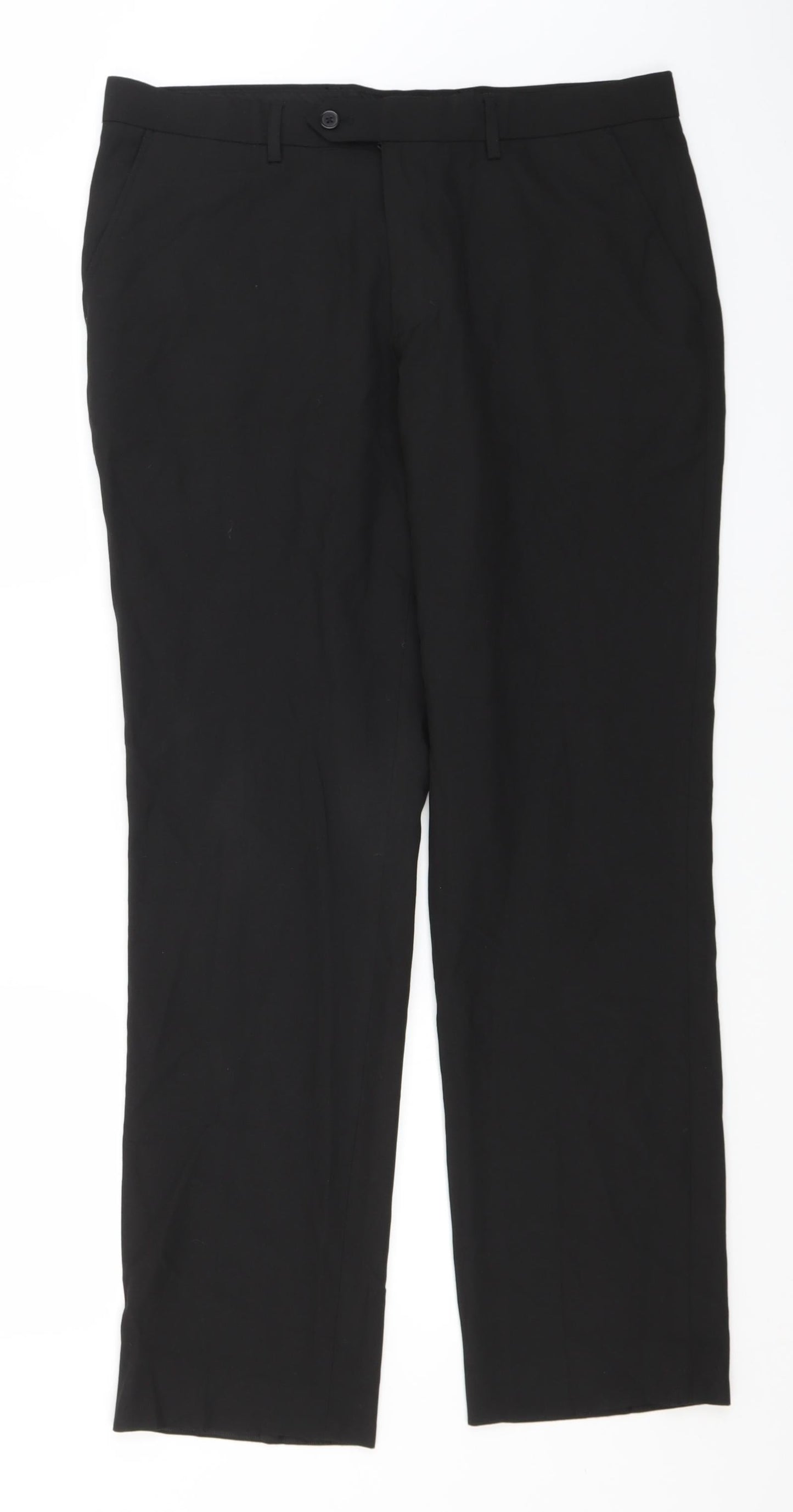 Womens UK Size 34 NEXT Regular Fit  Black Trousers
