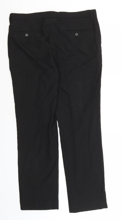 Womens UK Size 34 NEXT Regular Fit  Black Trousers