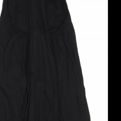 Red Herring Womens Black  Viscose A-Line  Size 14  Round Neck