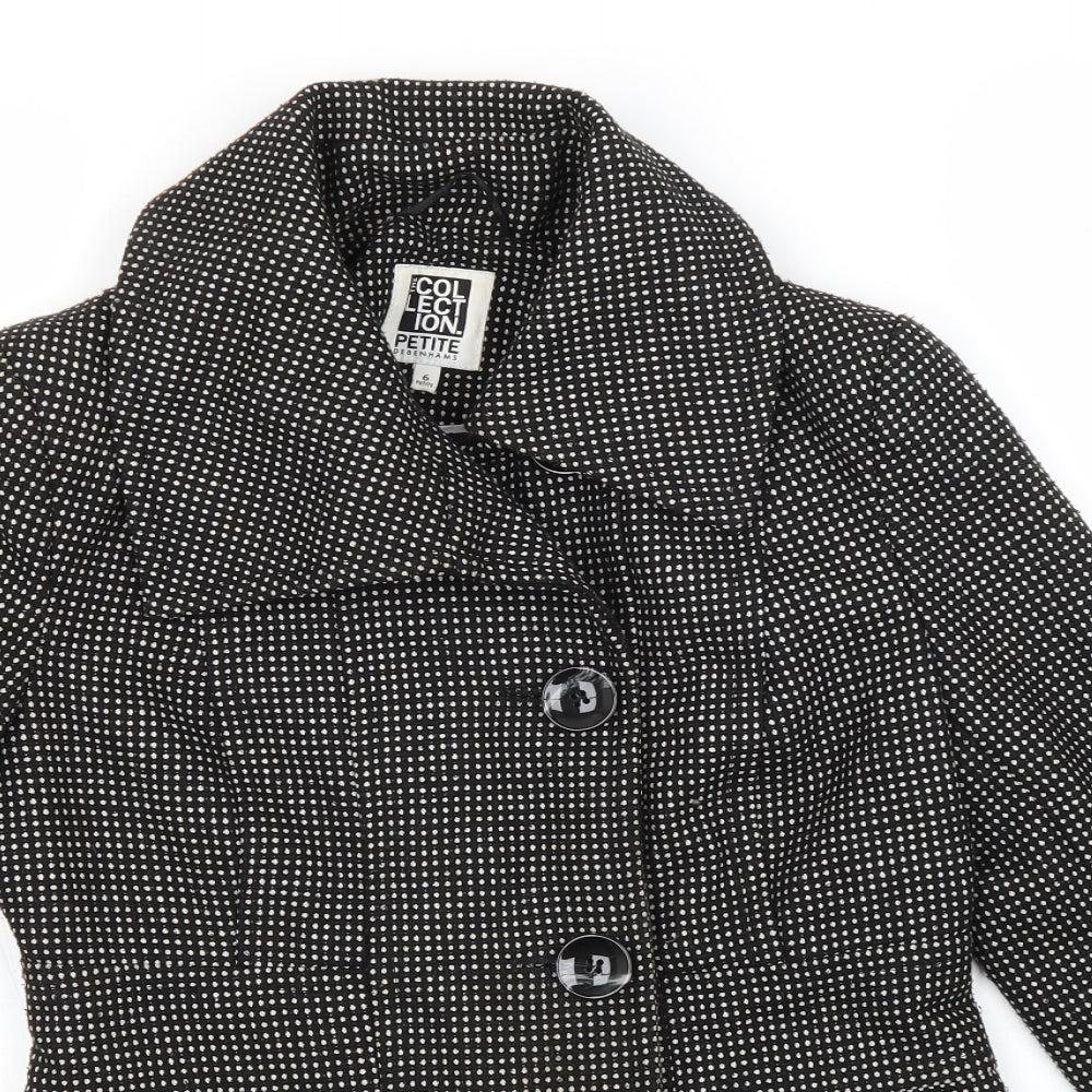 Womens UK Size 6 Debenhams Black Jacket