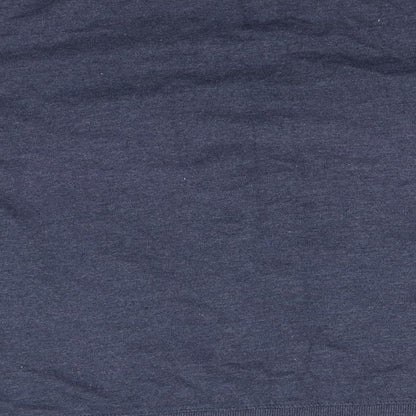 Avenue Womens Blue Round Neck  Cotton Pullover Jumper Size 16   - Choose to Snooze