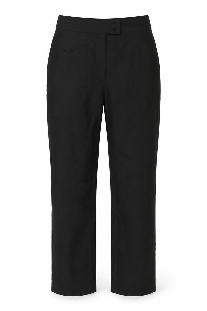 Womens UK Size 8 Preworn Regular Fit  Black Trousers